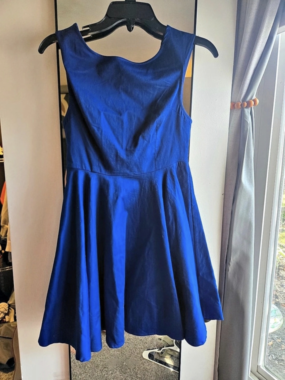 TOBI Mini Fit & Flare Dress in Blue Size Small